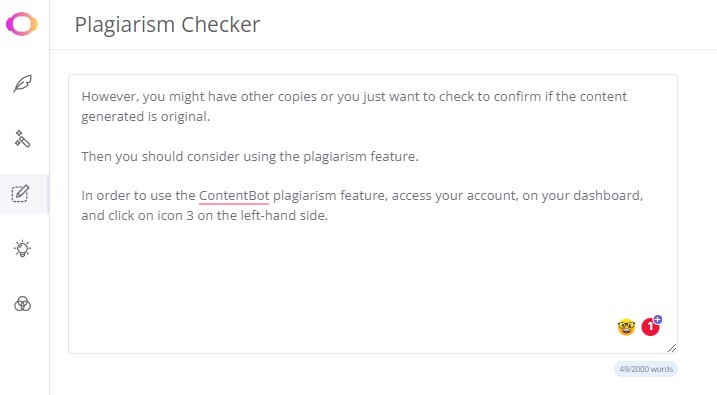 How to Use ContentBot Plagiarism Checker