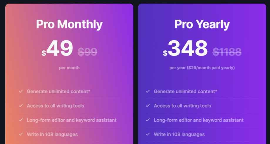 WordHero pricing