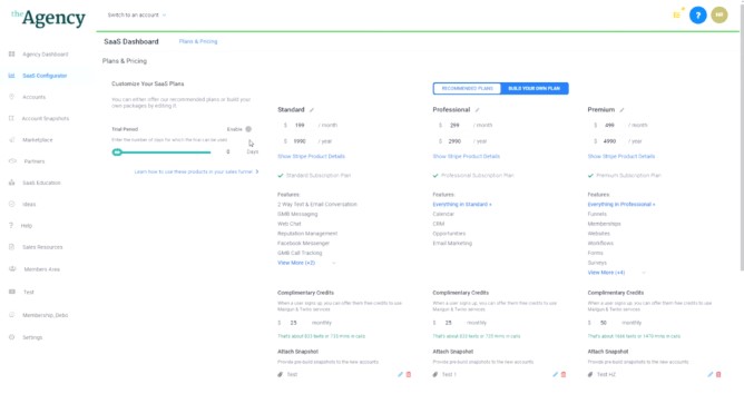 GoHighLevel SaaS Mode Features for Clients