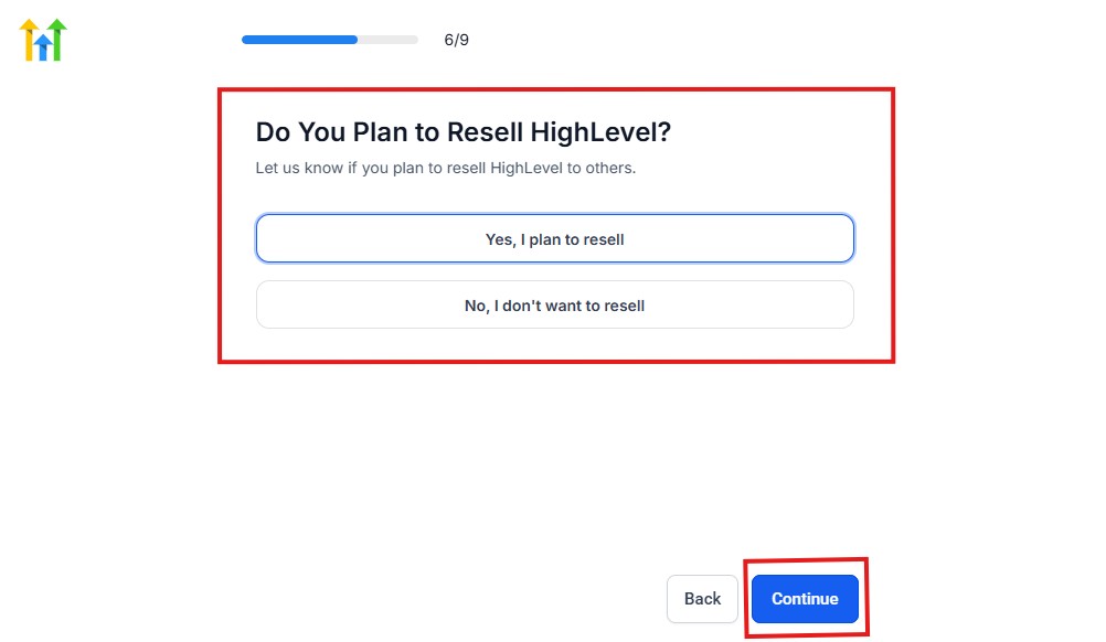 GoHighLevel Onboarding Question New Interface Word Image 5