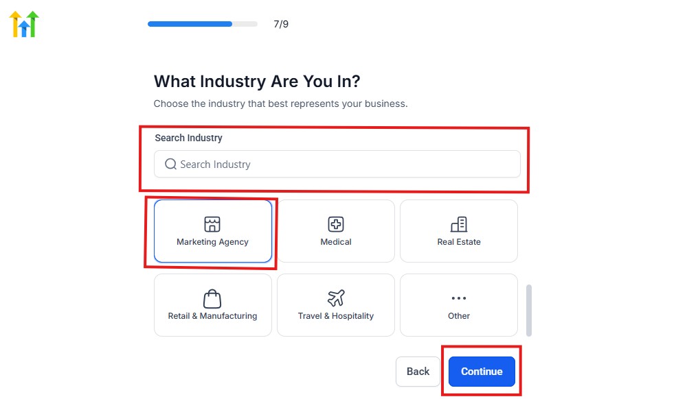 GoHighLevel Onboarding Question New Interface Word Image 6