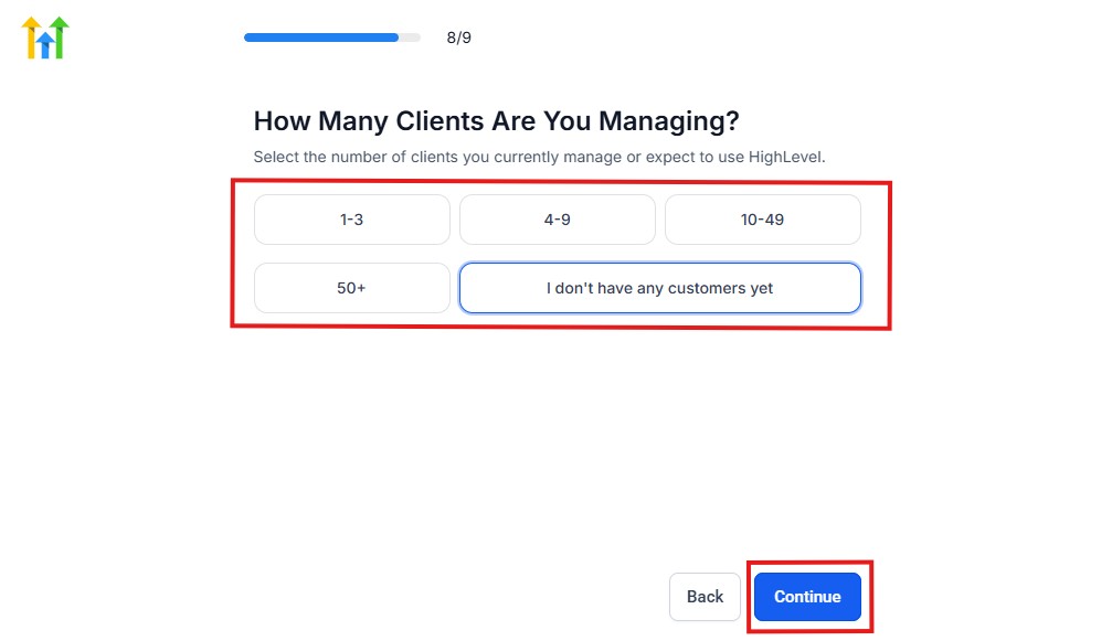 GoHighLevel Onboarding Question New Interface Word Image 7