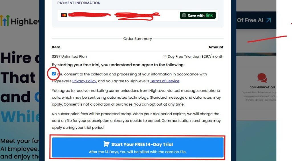 GoHighLevel Summer of AI Sign up process word image 4